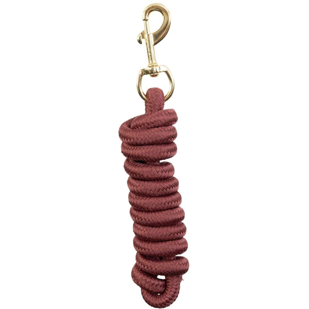 BR Halstertouw Musketonhaak Messing Maroon