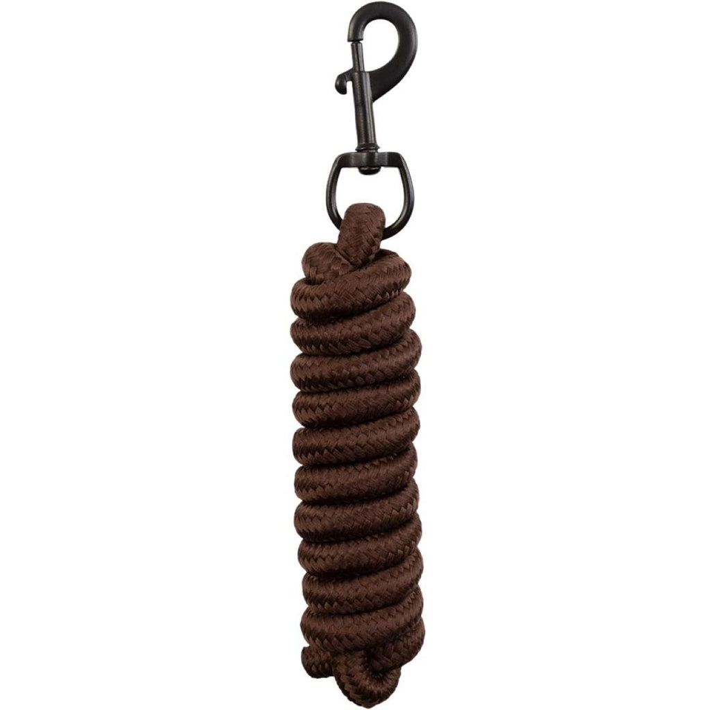 BR Halstertouw Musketonhaak Matzwart Choco Martini