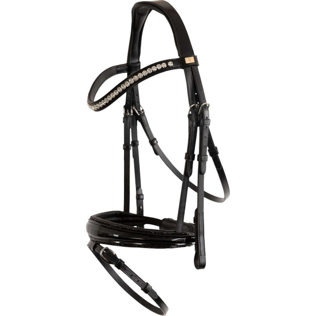 BR Hoofdstel Hitchin Zwart/Zilver