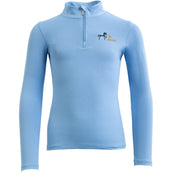BR Shirt Zip-up Mini Horse Little Blue
