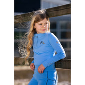 BR Shirt Zip-up Mini Horse Little Blue