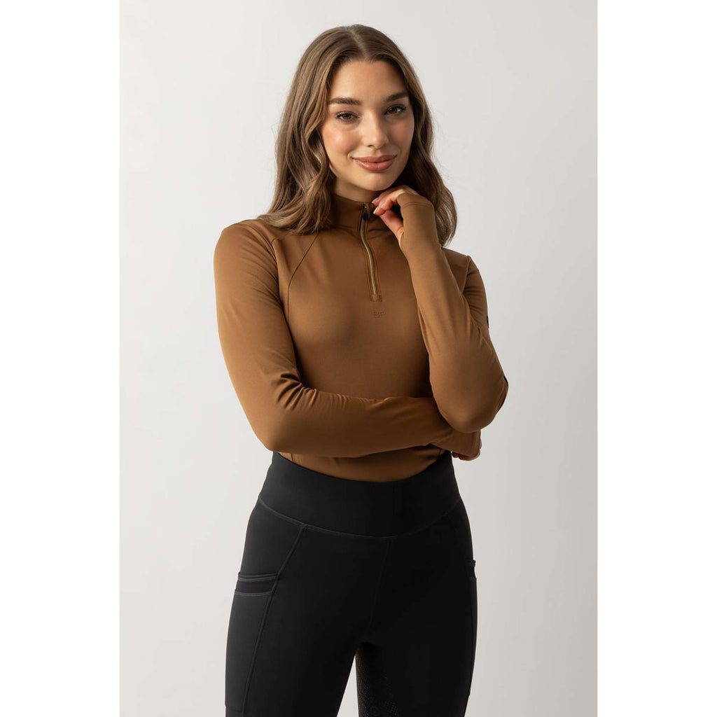 BR Shirt Lieke Dames Cognac Ochre