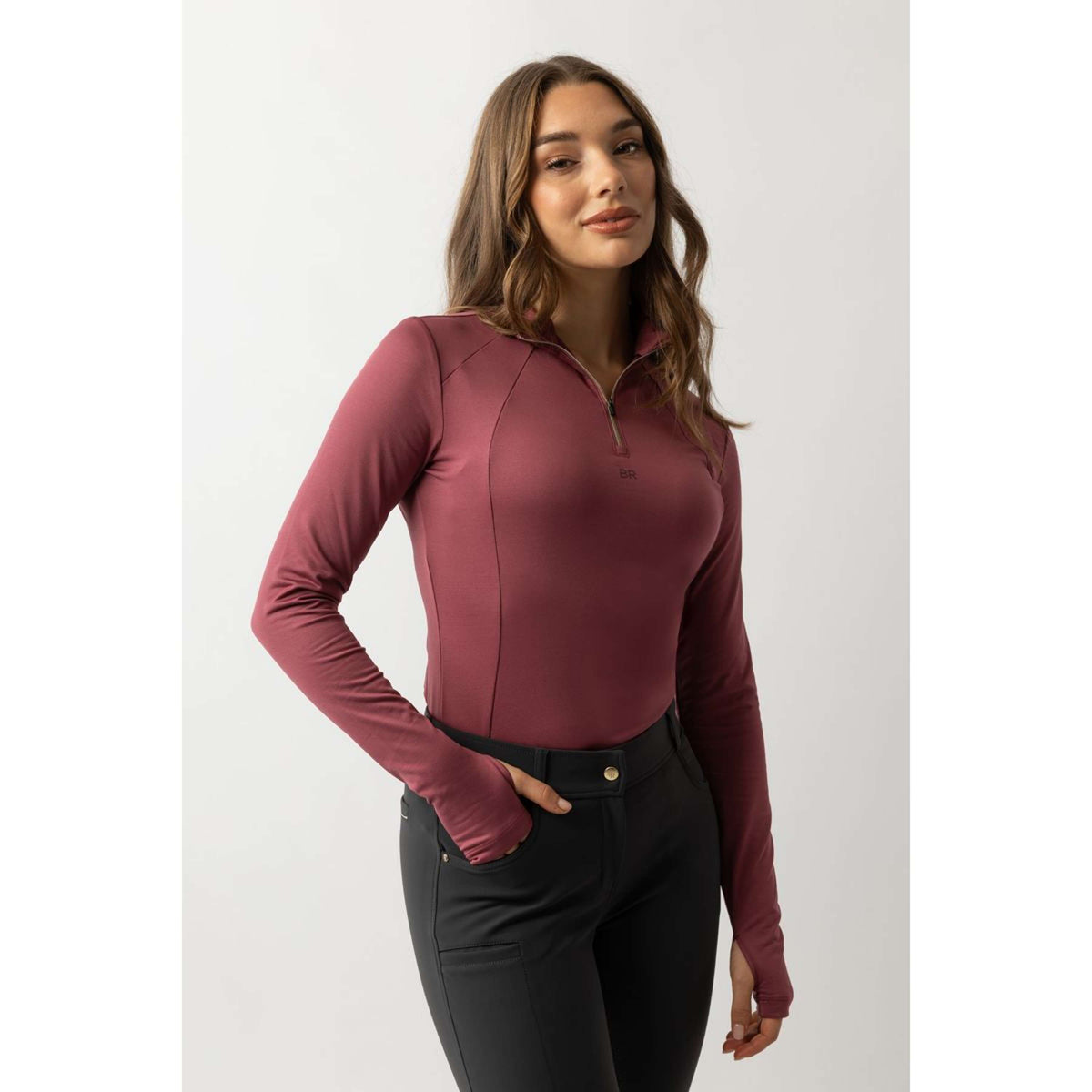 BR Shirt Lieke Dames Maroon
