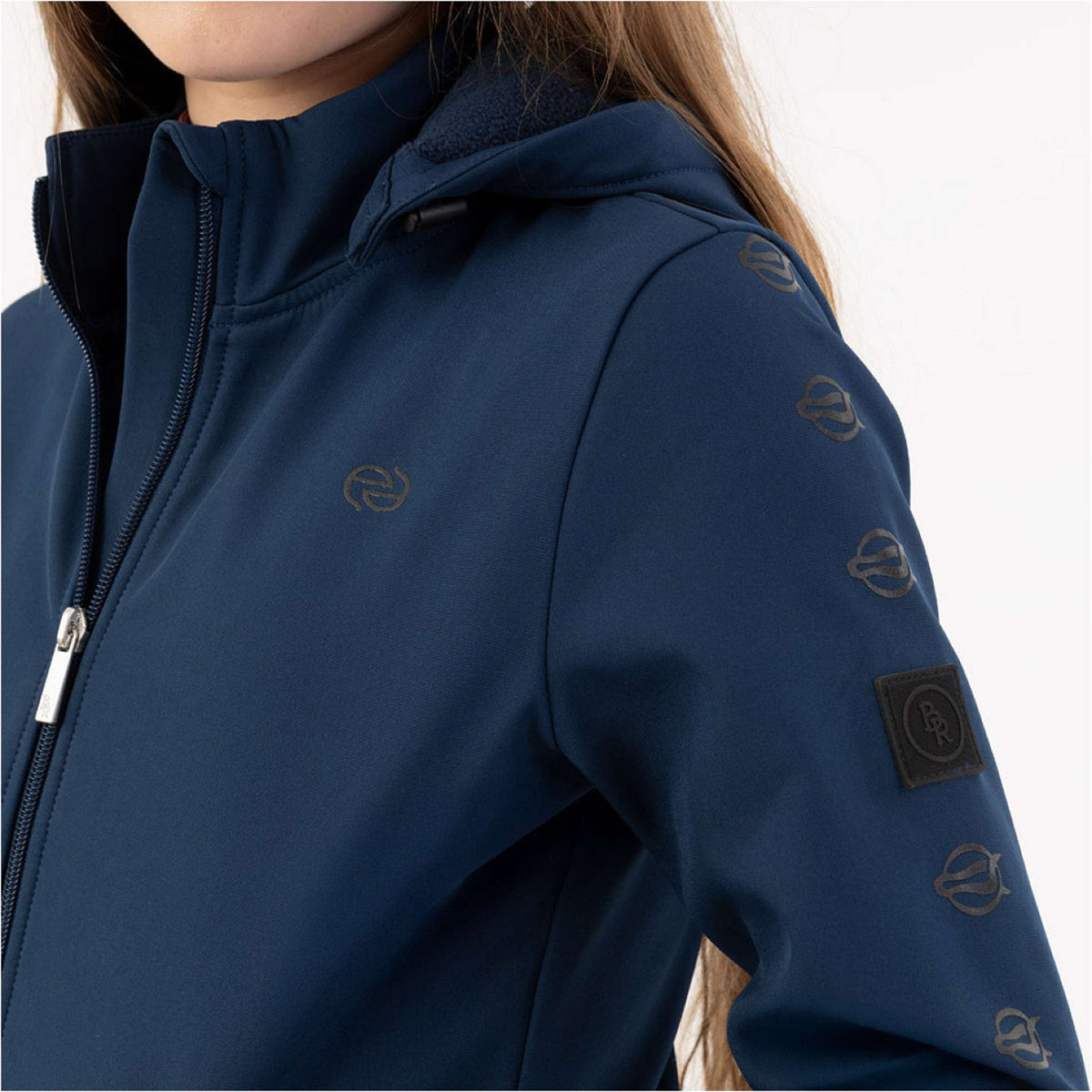 BR Softshell Jas Kayla Kinderen Pageant Blue