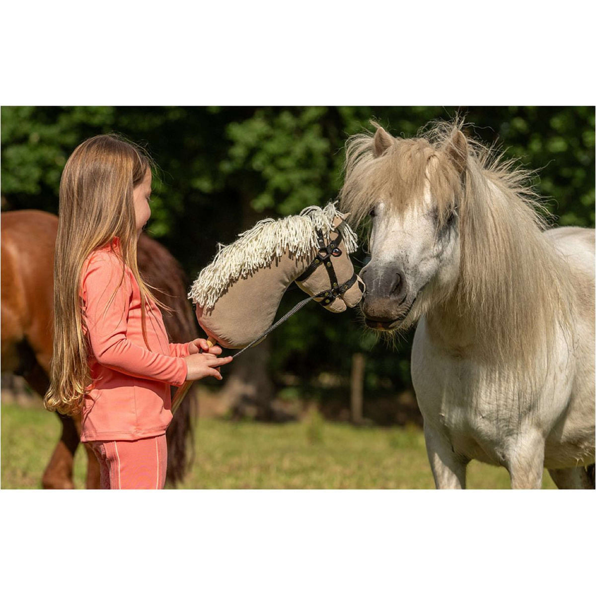 BR Mini Horse Stokpaard Beige
