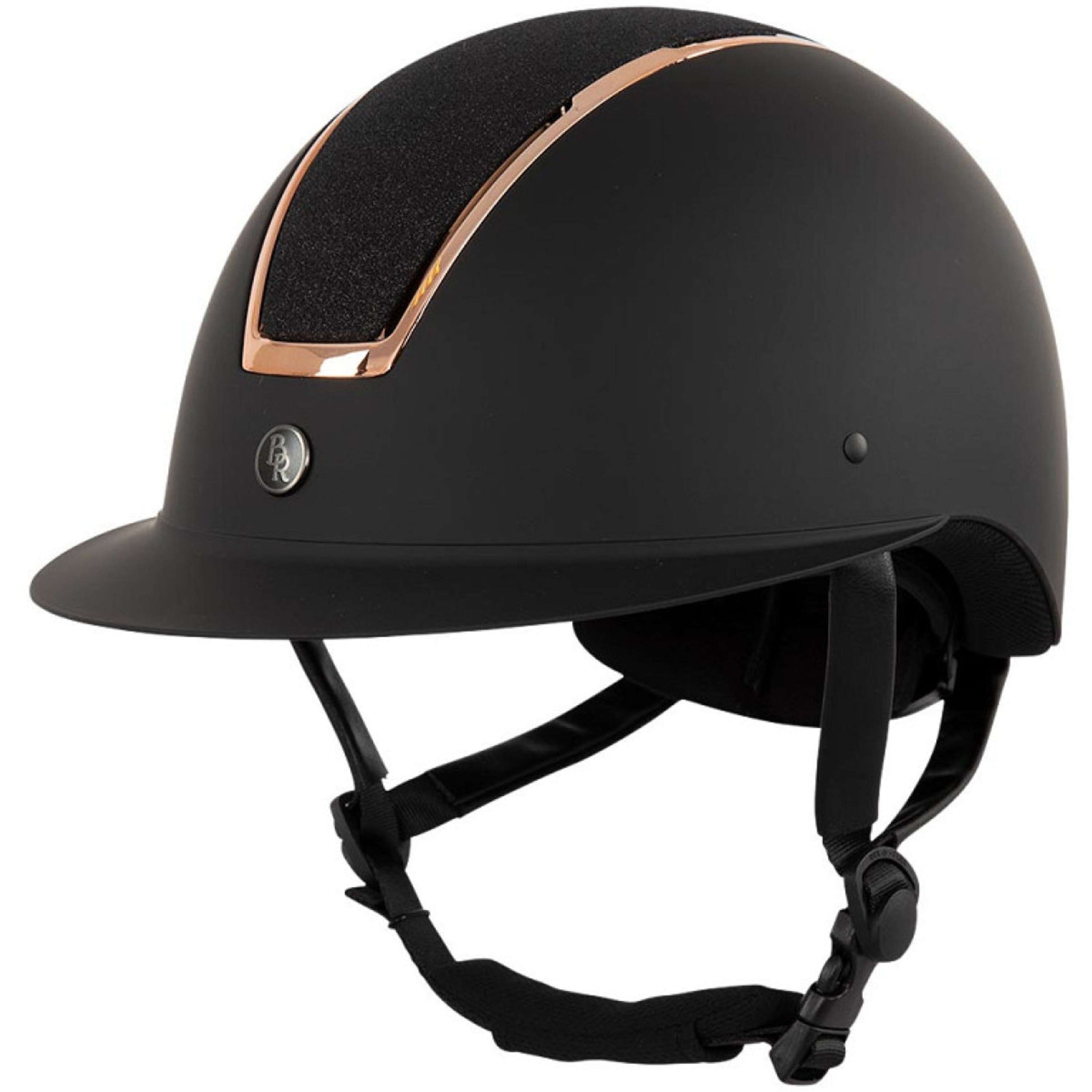 BR Rijhelm Omega Painted Glitter Zwart/Rose