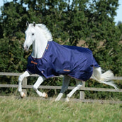 Bucas Therapy Turnout 150g Navy/Orange