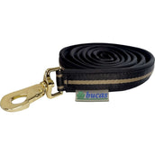 Bucas Dublin Padded Lead Rein Black/Gold