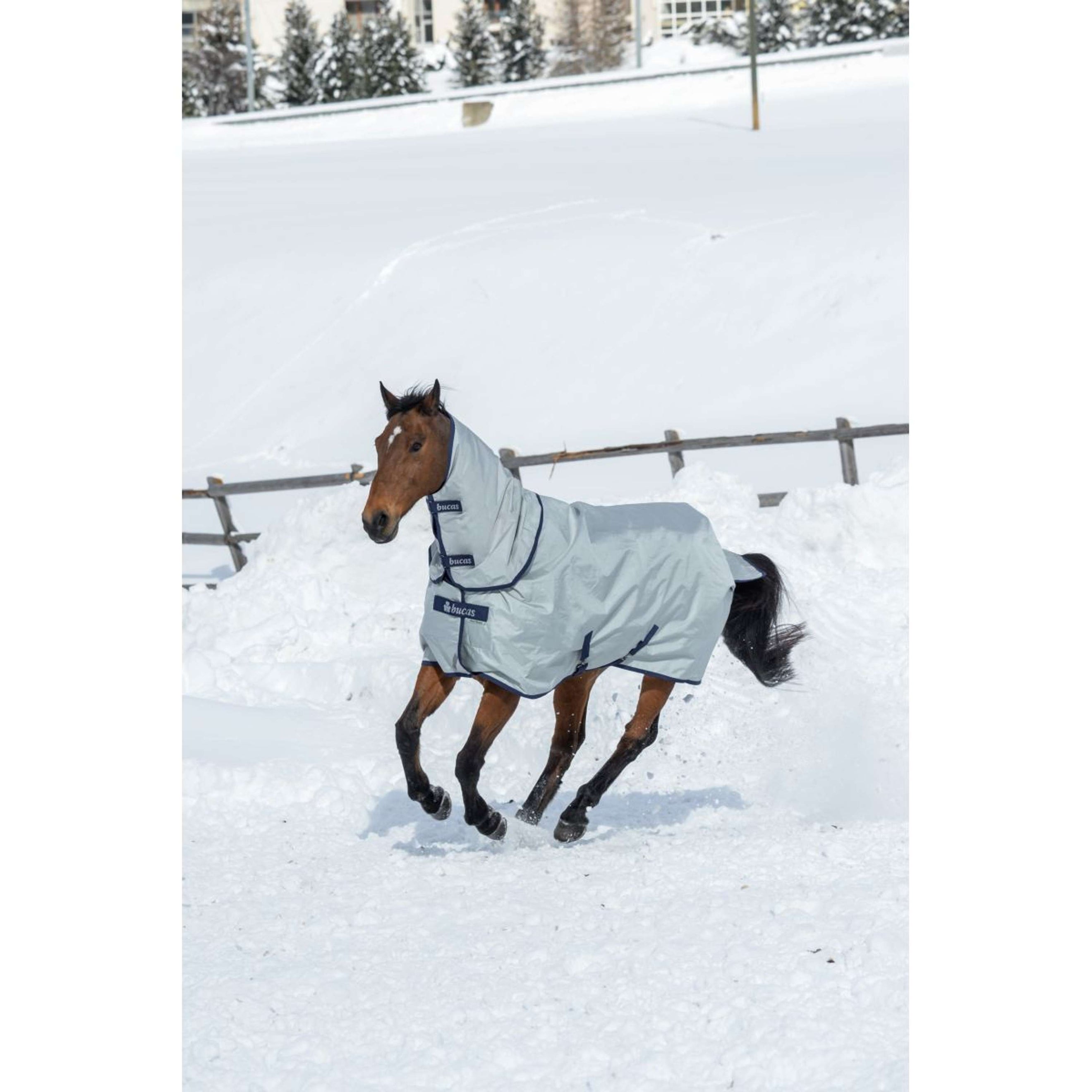 Bucas Halsstuk Power Combi Neck 300g Silver Bucas Halsstuk Power Combi Neck 300g Silver