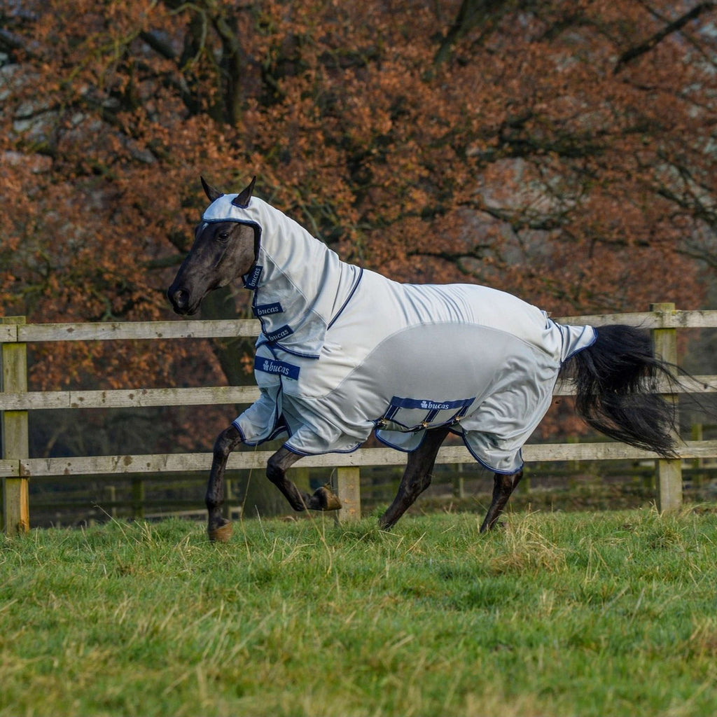Bucas Eczeemdeken Sweet-Itch X Light Big Neck Silver