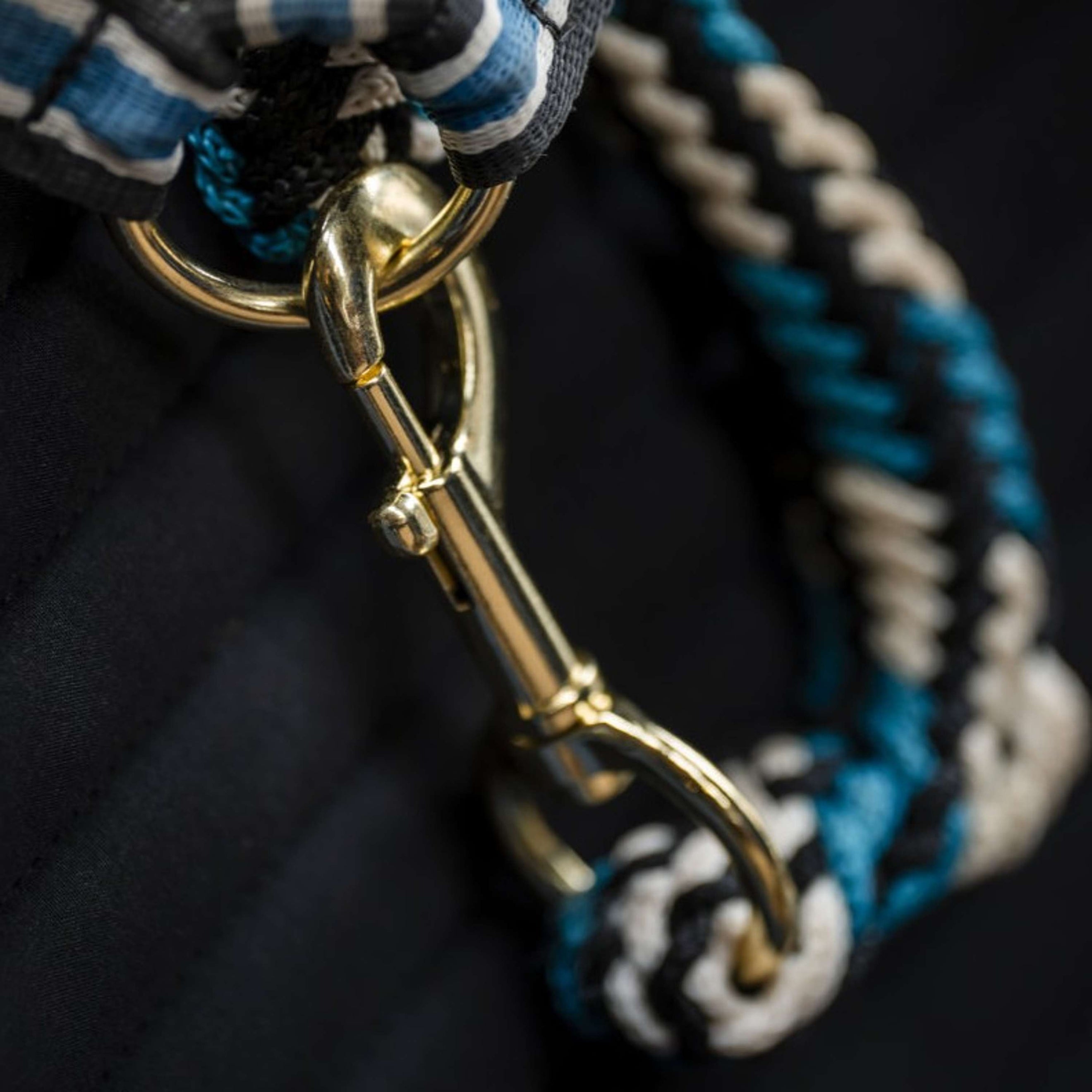 Bucas Halstertouw Comfort met Musketonhaak Sapphire Bucas Halstertouw Comfort met Musketonhaak Sapphire