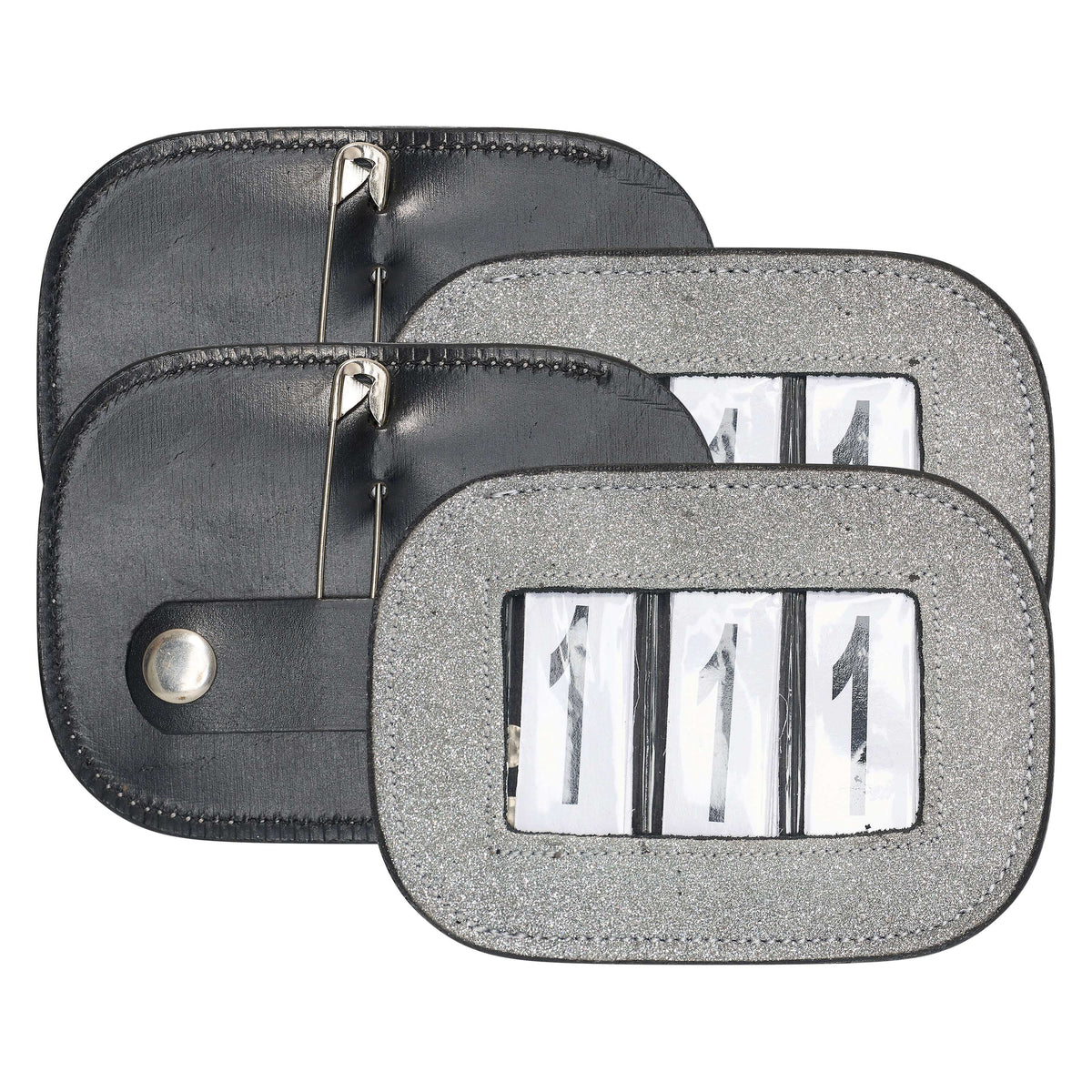 Imperial Riding Wedstrijdnummers IRHGlitter Square Zilver