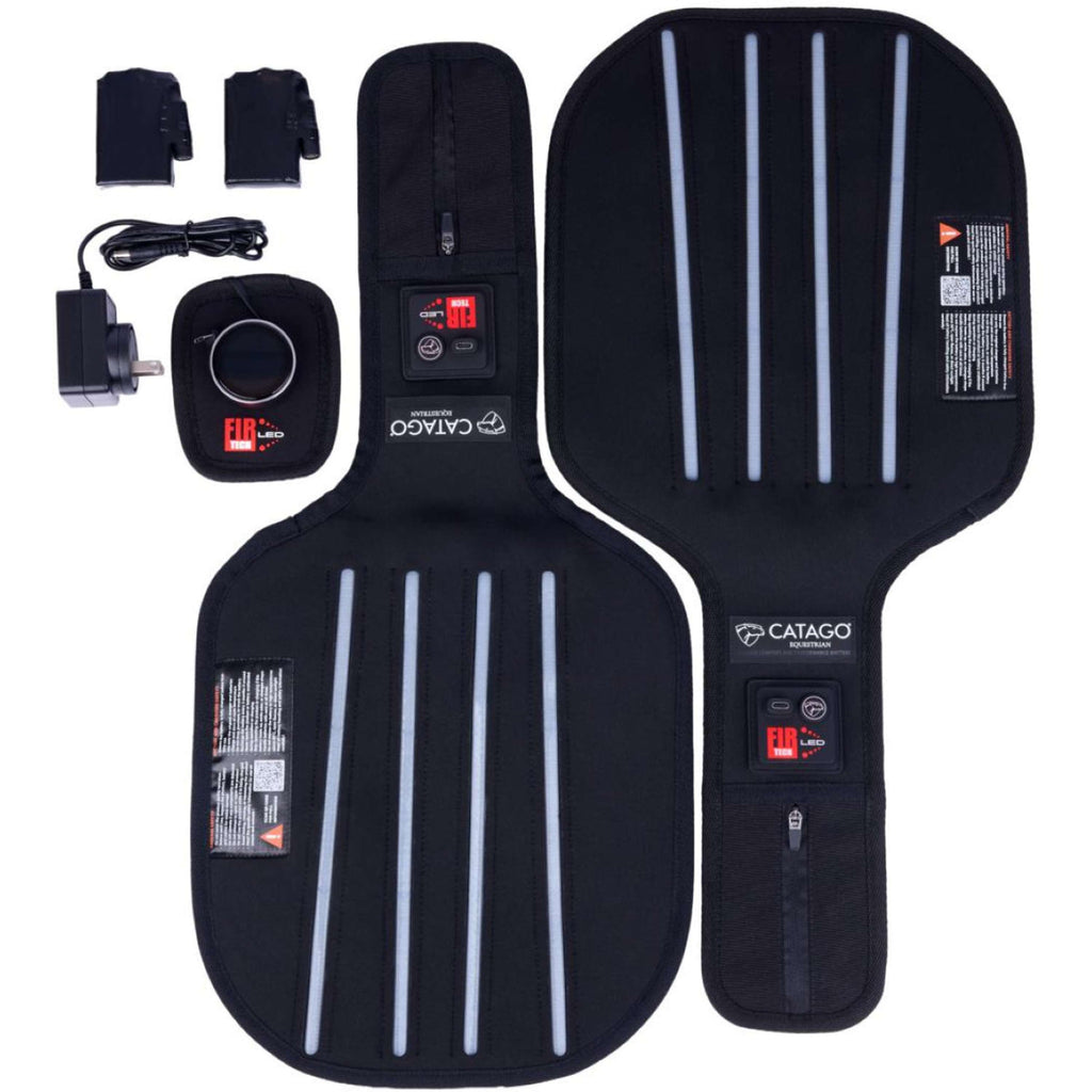 Catago Beenbeschermers LED Fir-Tech Zwart