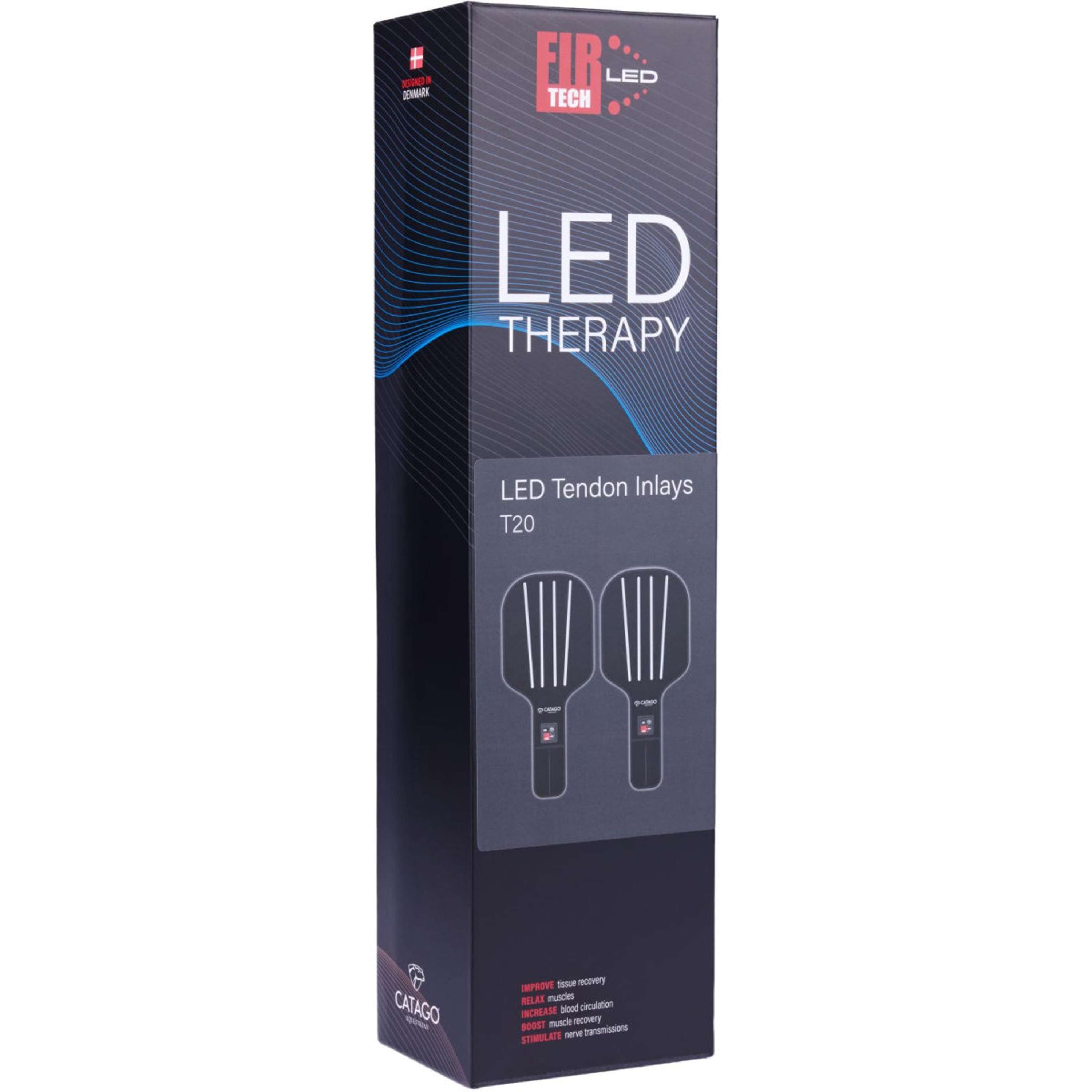 Catago Beenbeschermers LED Fir-Tech Zwart