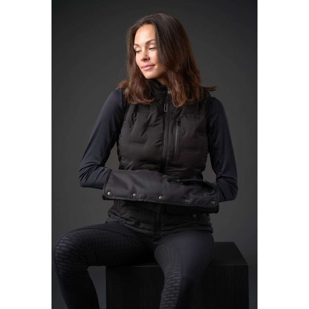 Catago Verwarmd Kussen Heated Zwart