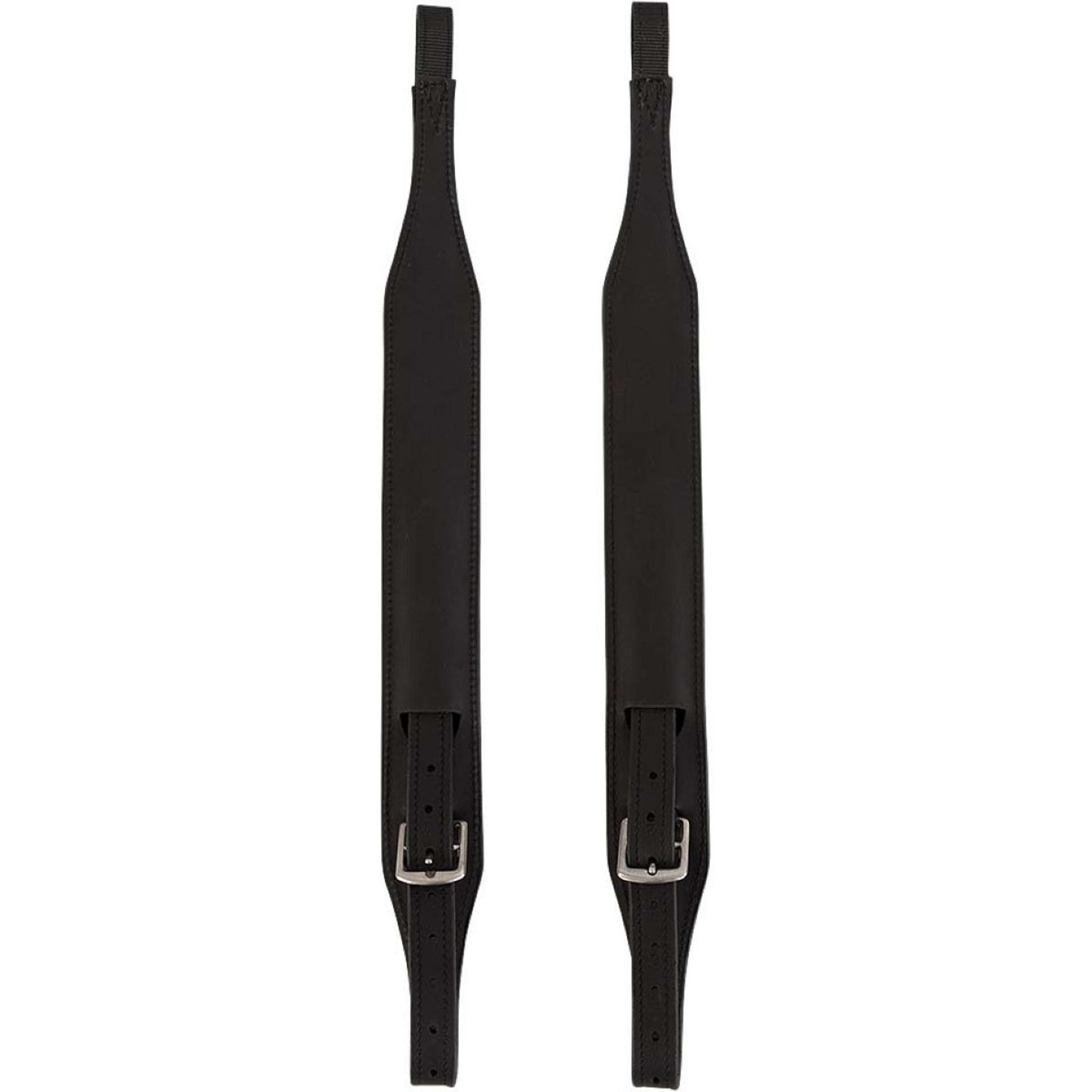 BR Stijgbeugelriemen Pro-Jump Zwart/Zilver