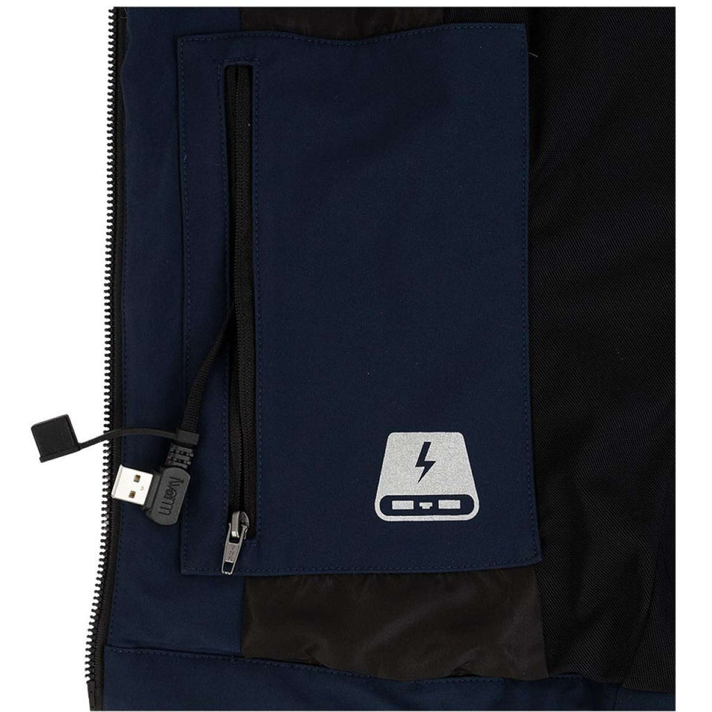 WHIS Verwarmde Bodywarmer Softshell Coach Dark Navy