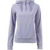 Cavallo Hoody Fae Sporty with Short Zip Dames Blue Violet