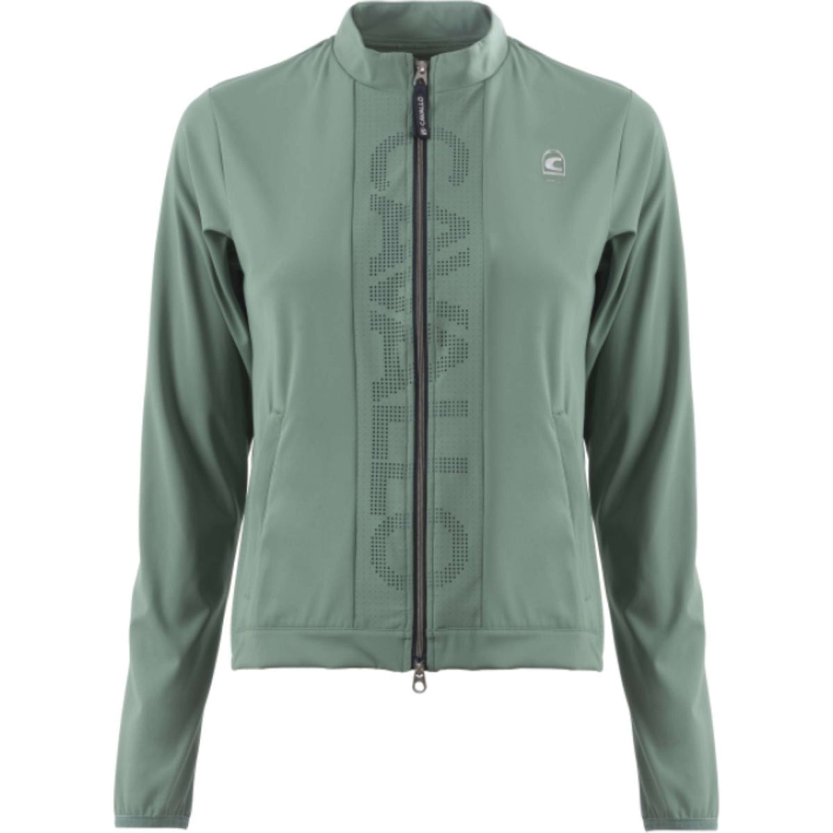 Cavallo Active Jacket Short Sporty Functional with Stand-up Collar Dames Sea Green