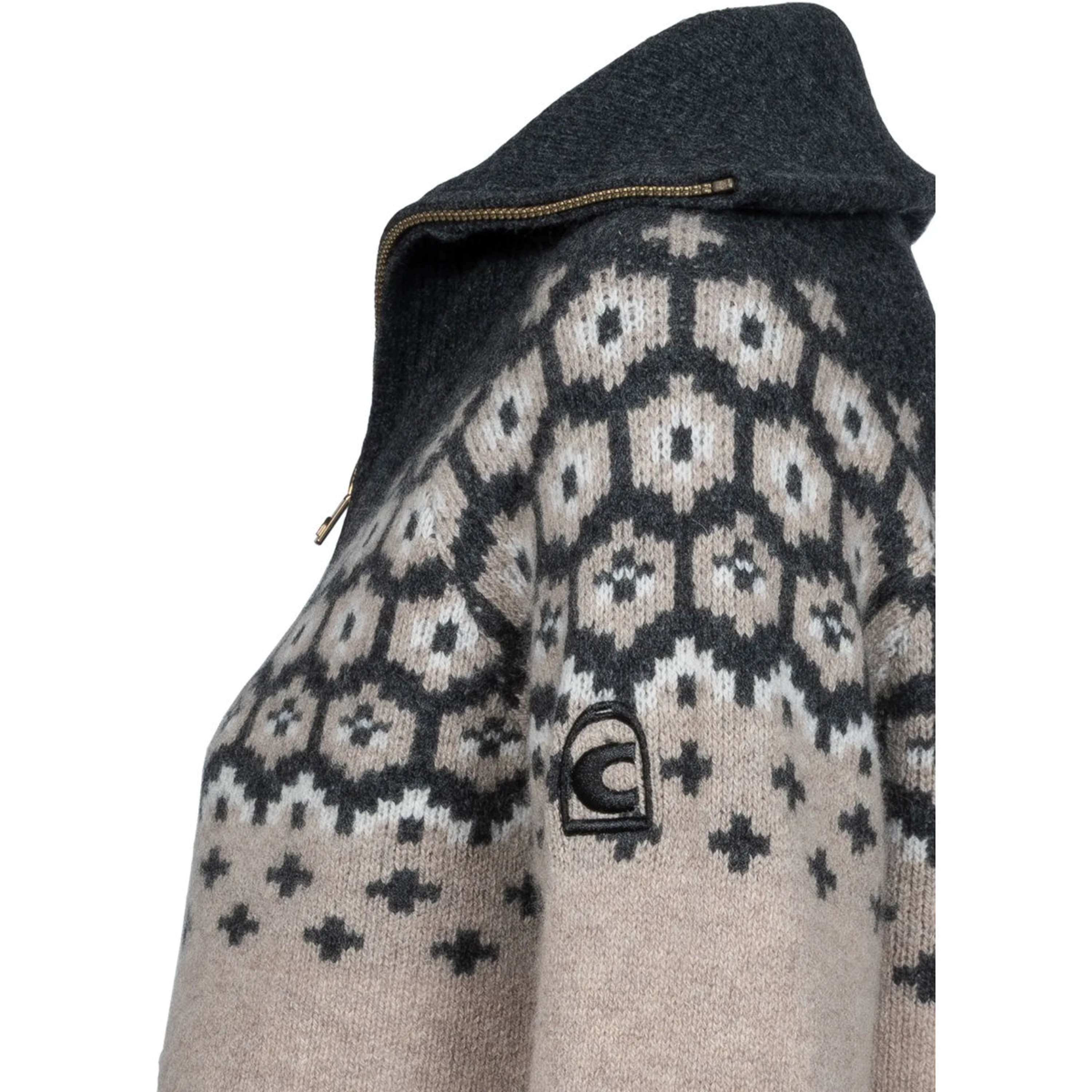Cavallo Pullover Cavalleara met Rits Peanut