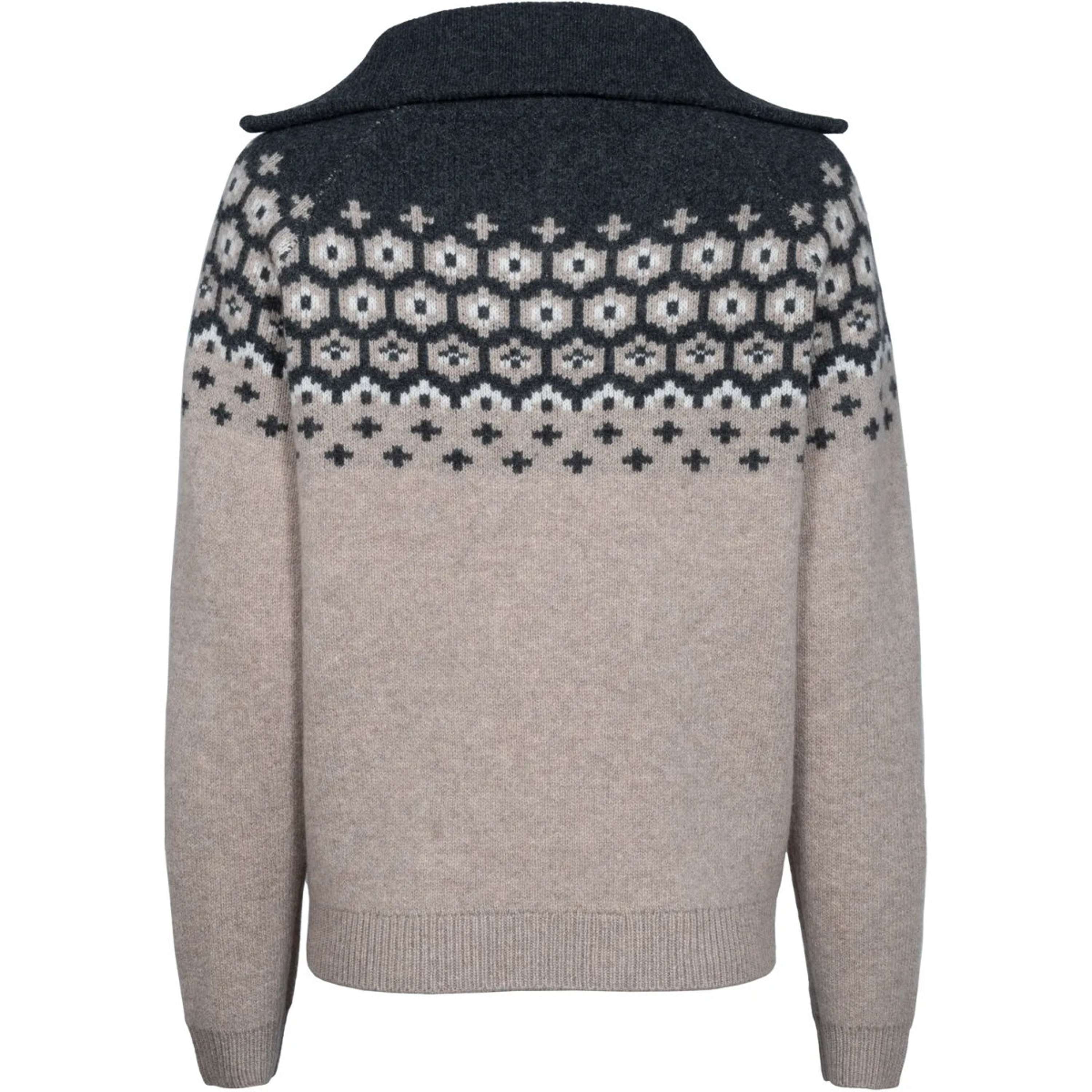 Cavallo Pullover Cavalleara met Rits Peanut