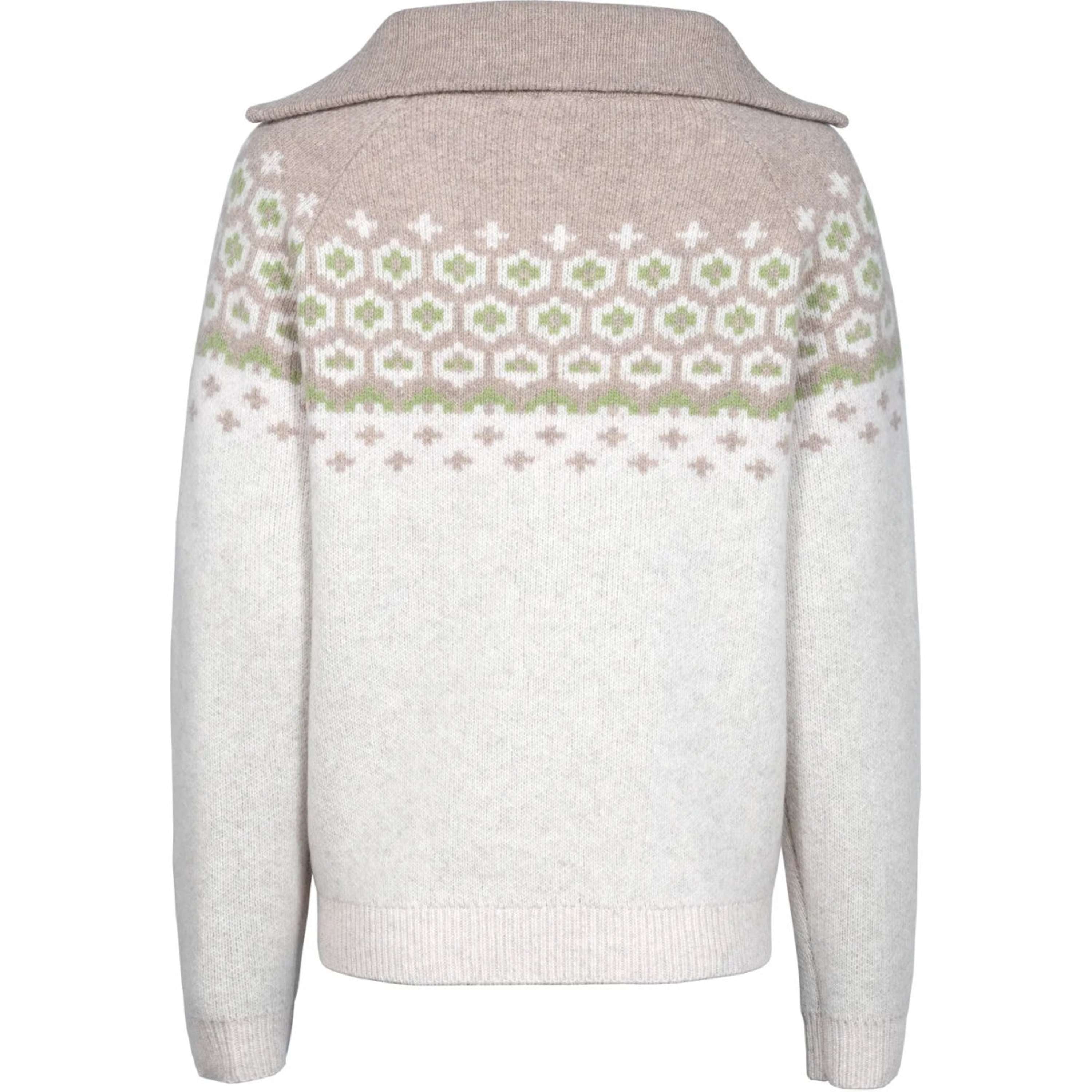 Cavallo Pullover Cavalleara met Rits Vanilla
