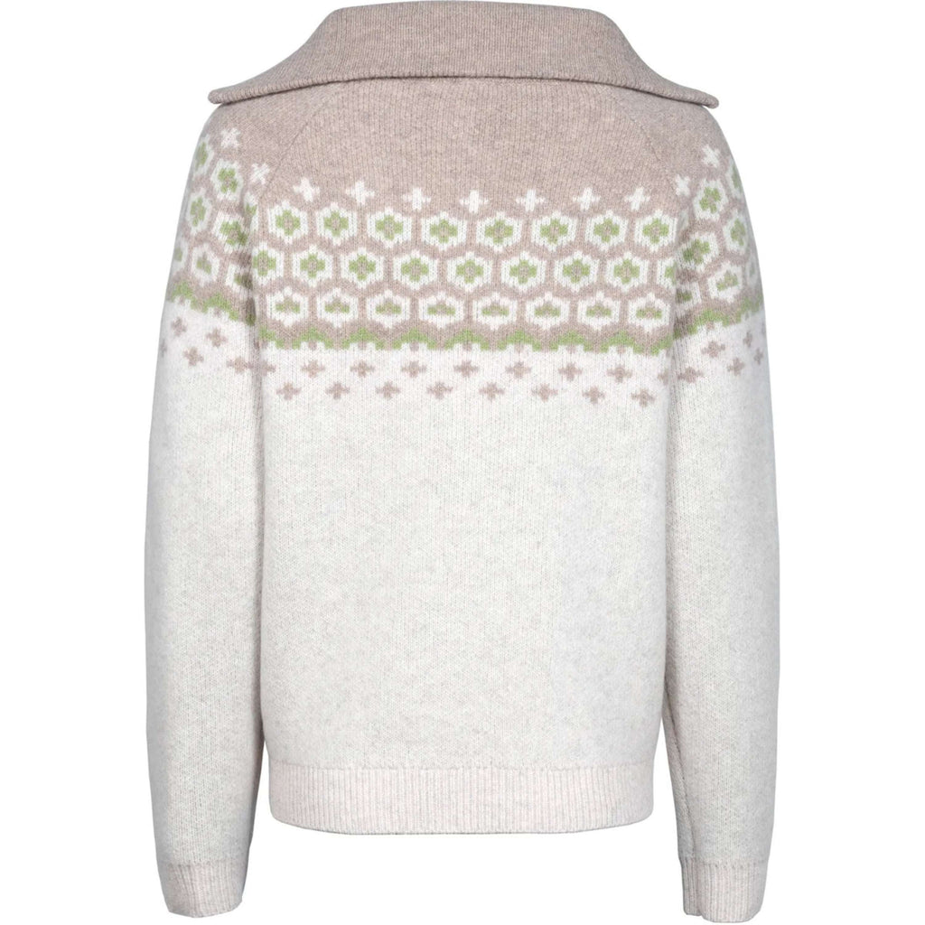 Cavallo Pullover Cavalleara met Rits Vanilla