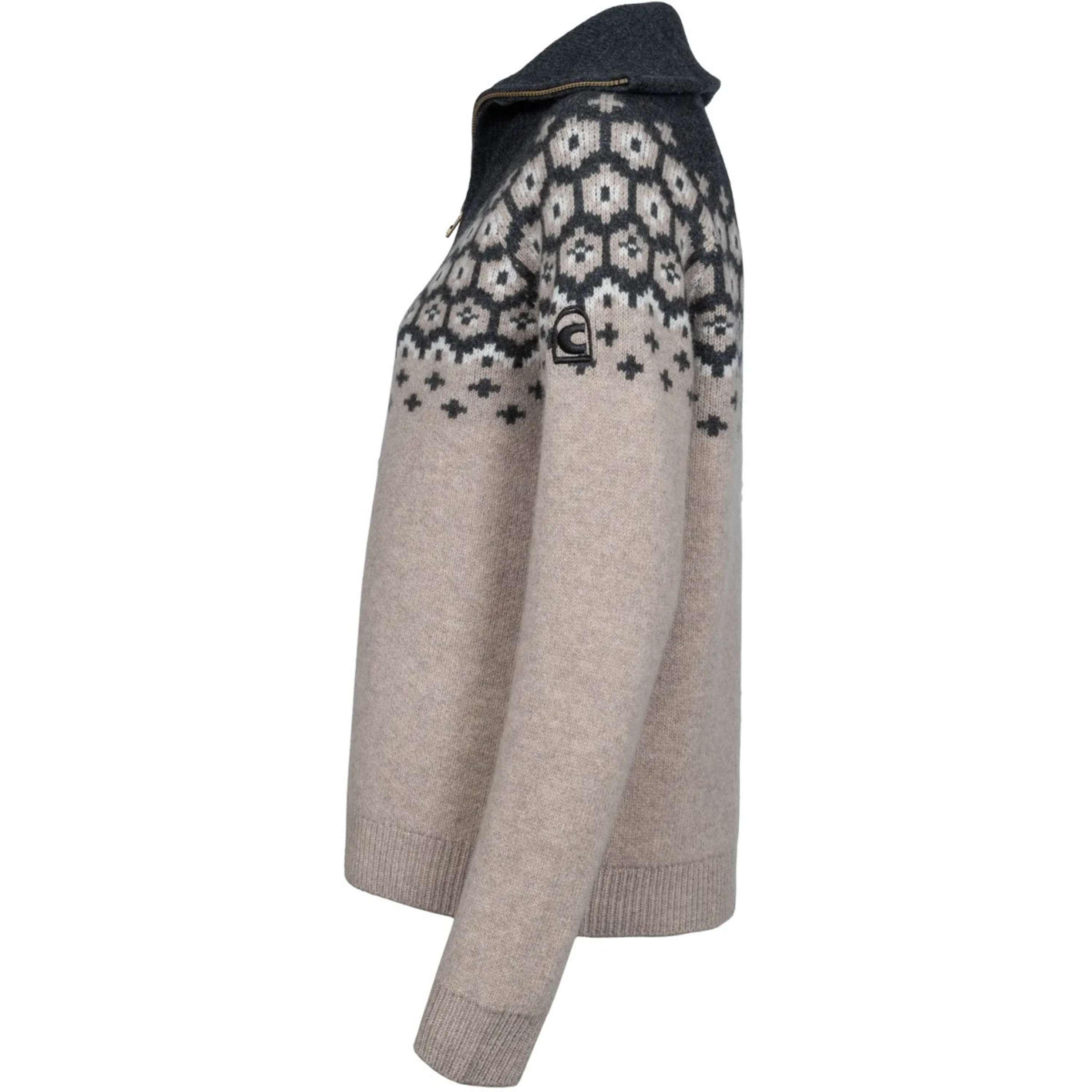 Cavallo Pullover Cavalleara met Rits Peanut