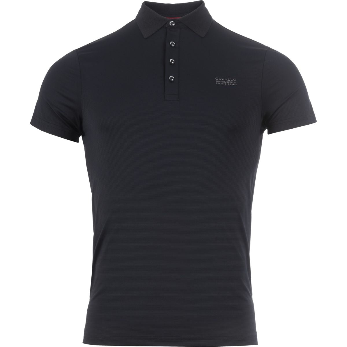 Cavallo Poloshirt Caval Funtional Heren Zwart