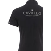 Cavallo Poloshirt Caval Cotton Zwart