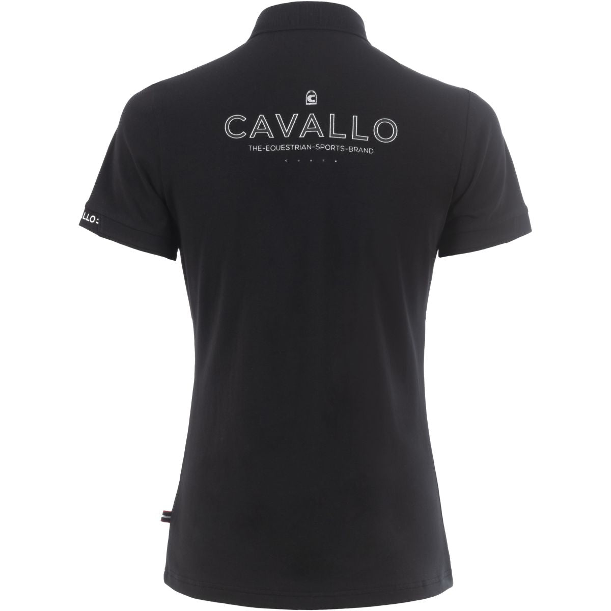 Cavallo Poloshirt Caval Cotton Zwart