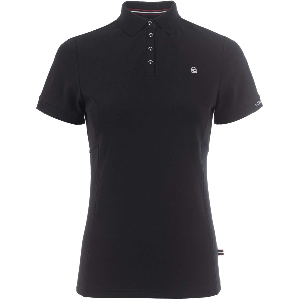 Cavallo Poloshirt Caval Cotton Zwart