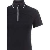 Cavallo Poloshirt Caval Pique Zwart