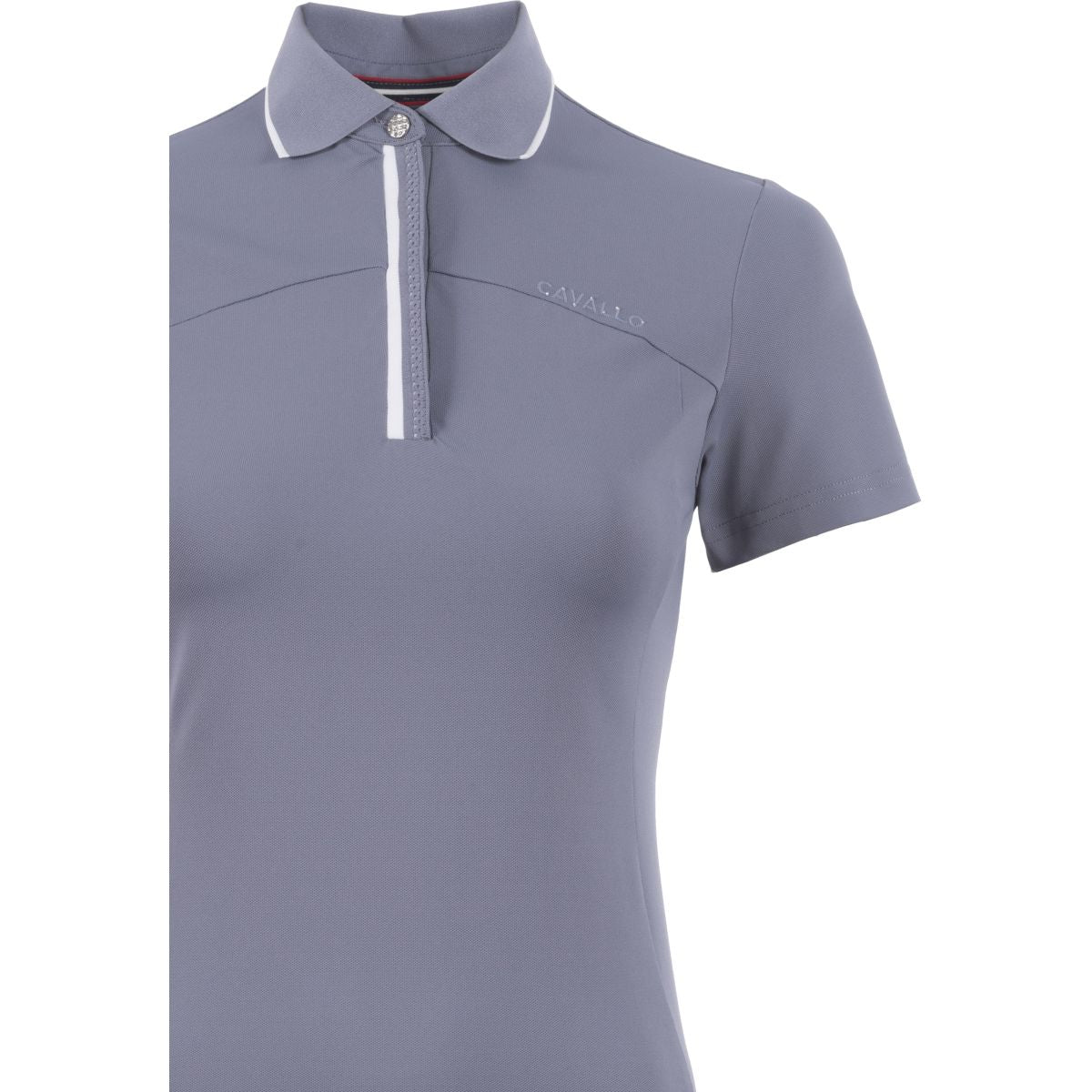 Cavallo Poloshirt Caval Pique Blue Shadow