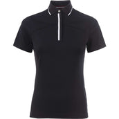 Cavallo Poloshirt Caval Pique Zwart