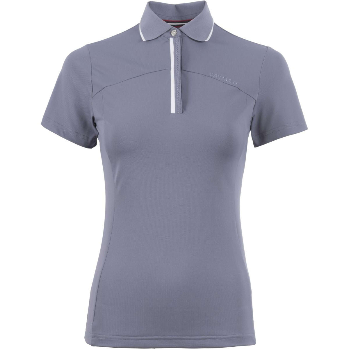 Cavallo Poloshirt Caval Pique Blue Shadow