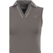 Cavallo Poloshirt Caval Mouwloos Sepia Olive