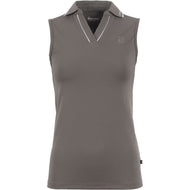 Cavallo Poloshirt Caval Mouwloos Sepia Olive