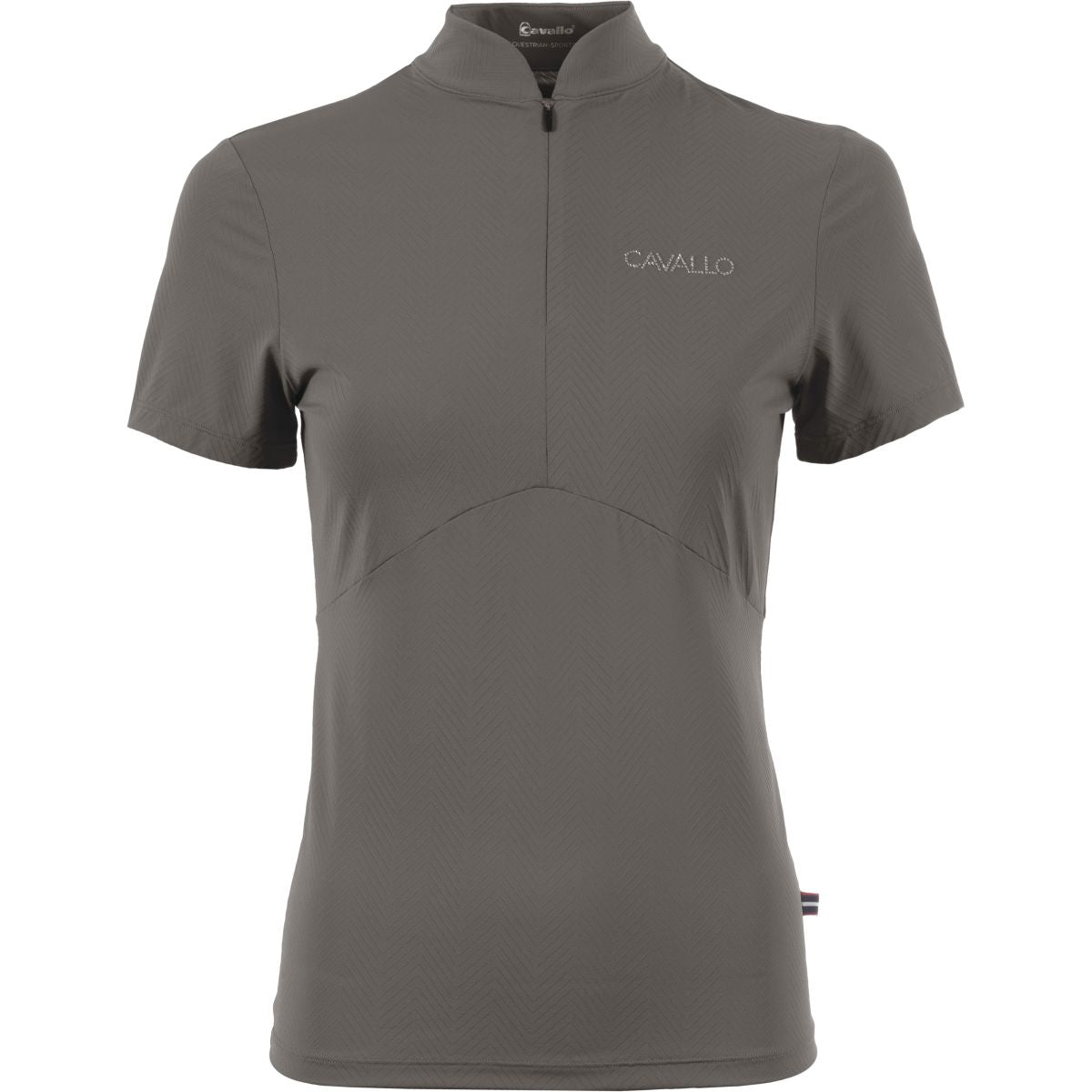 Cavallo Trainingsshirt Caval Korte Mouw Sepia Olive