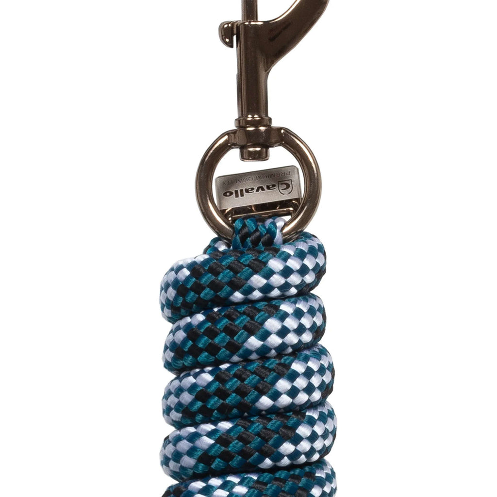 Cavallo Halstertouw CavalJace met Musketonhaak Dark Peacock