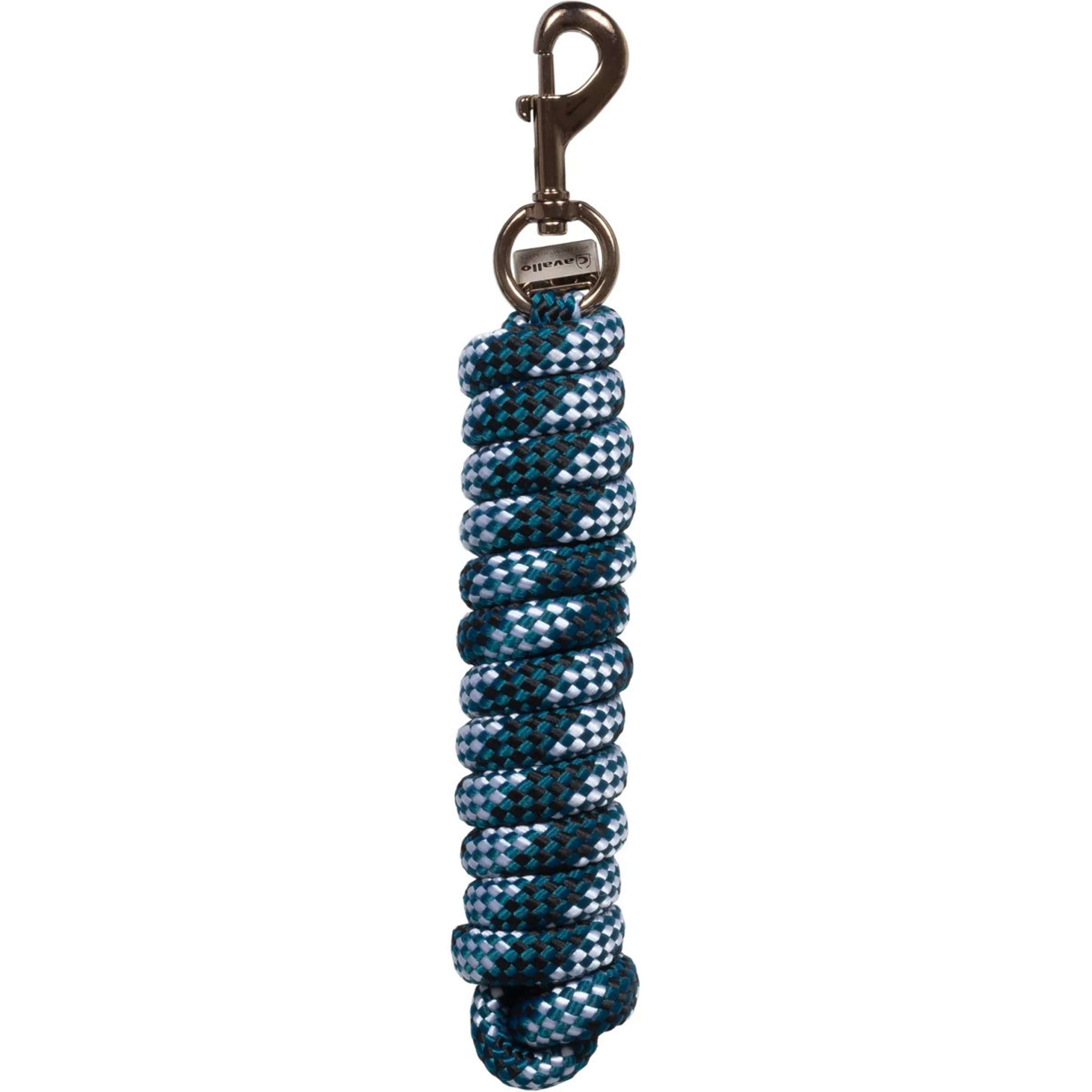Cavallo Halstertouw CavalJace met Musketonhaak Dark Peacock