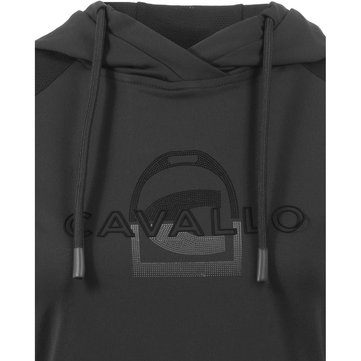 Cavallo Hoodie Hybrid CavalMiki Zwart