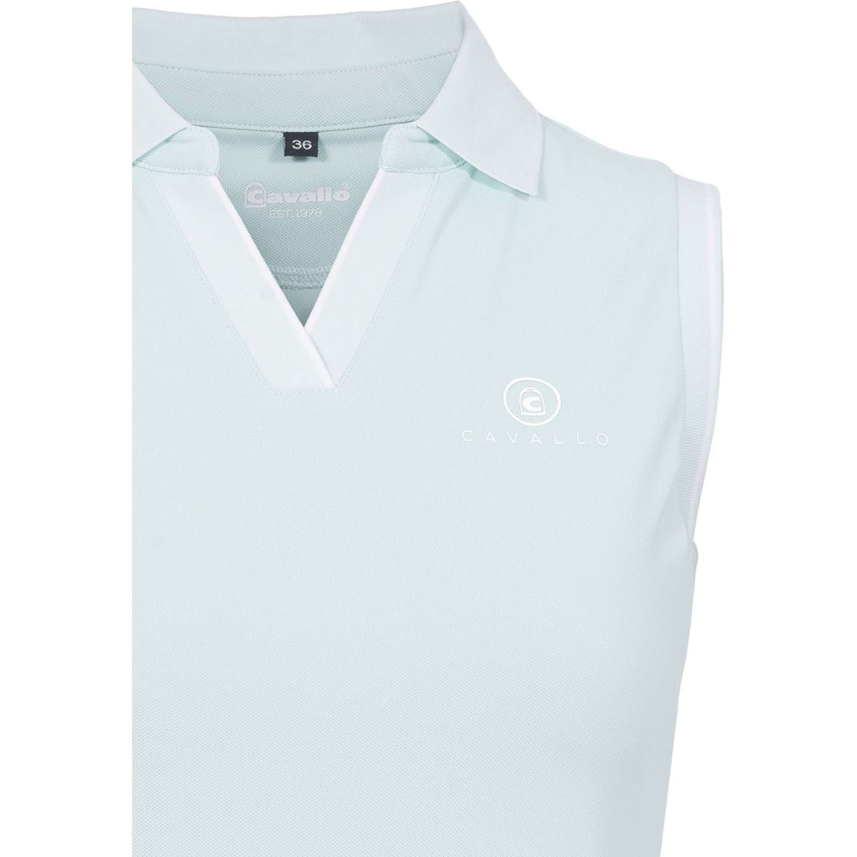 Cavallo Top CavalBua Mouwloos Crystal Blue