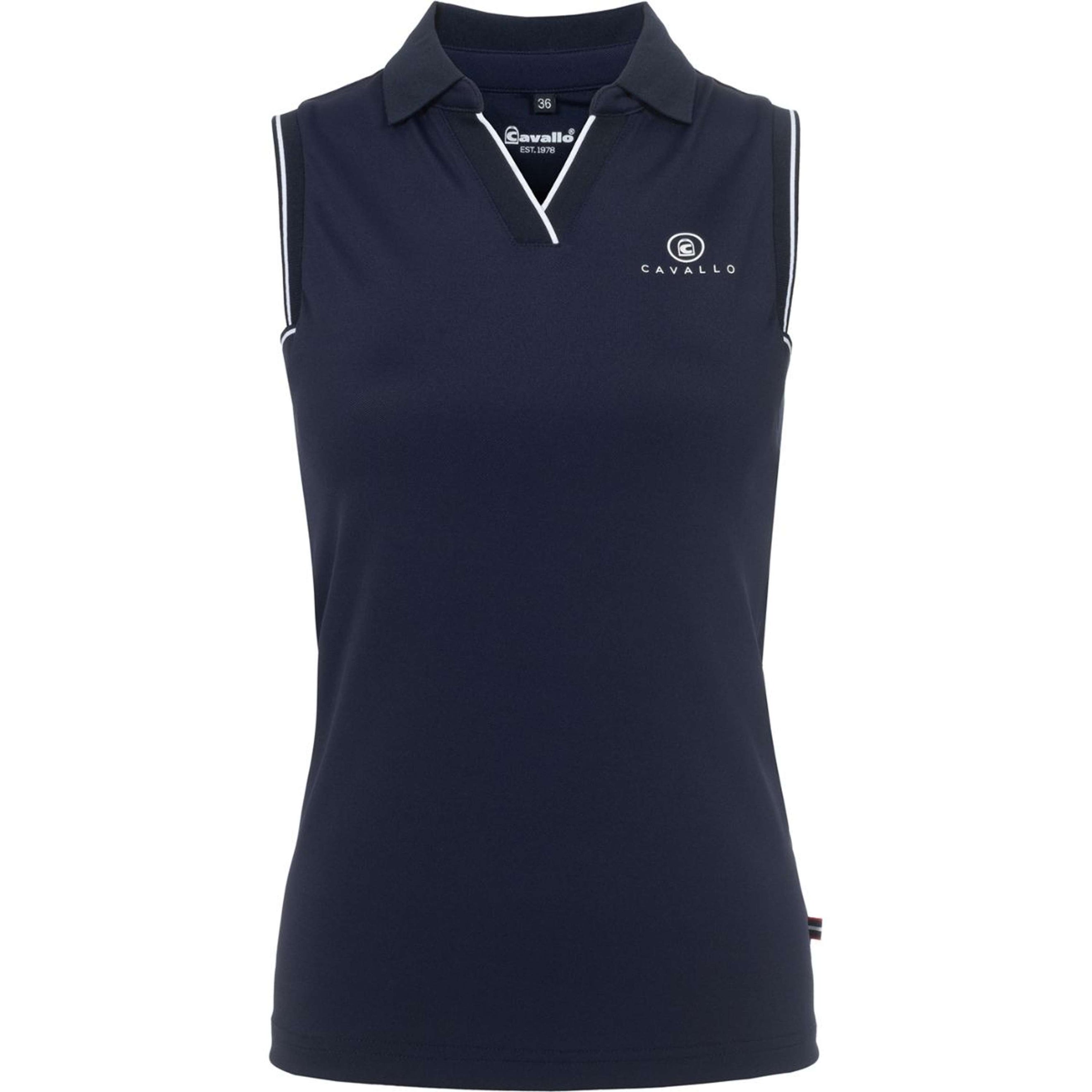 Cavallo Top CavalBua Mouwloos Darkblue