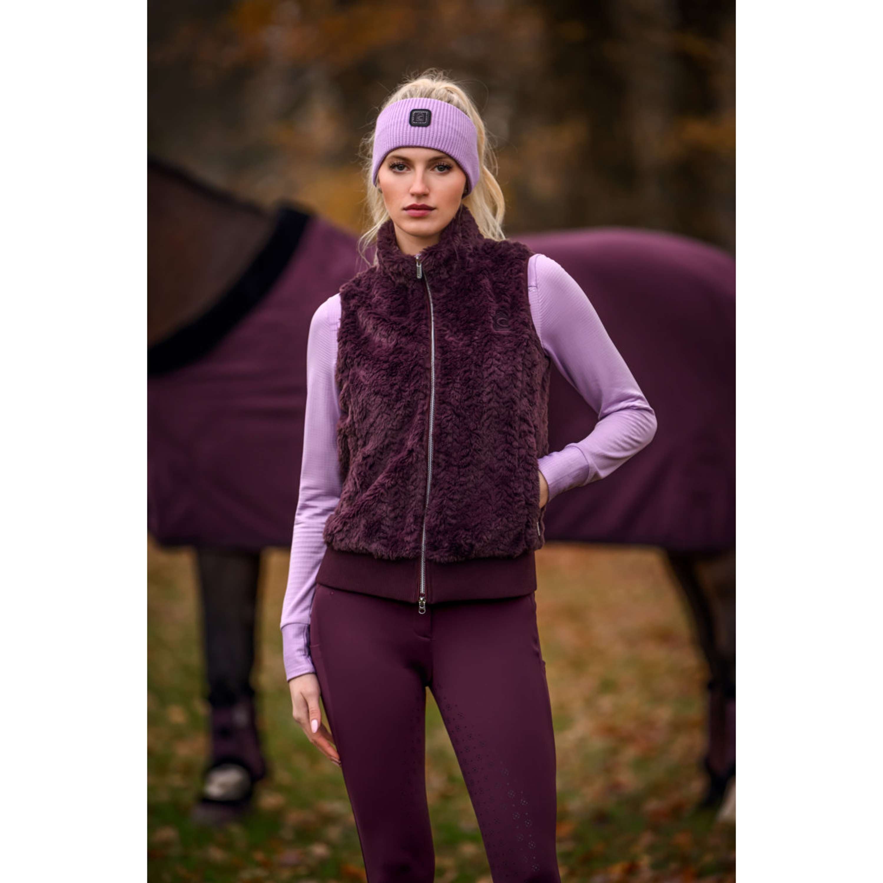 Cavallo Rijbroek CavalCandera Grip Mobile Full Grip Dusty Plum