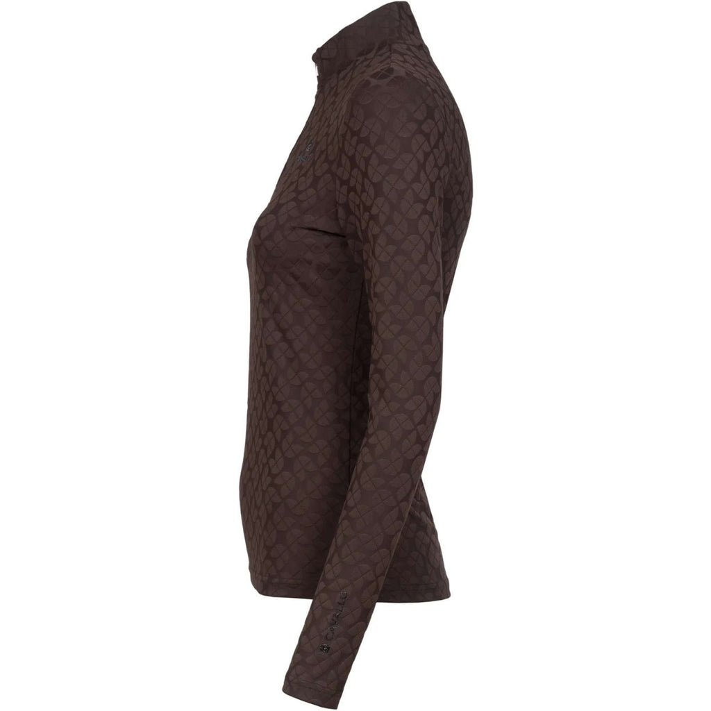 Cavallo Shirt CavalDarsha Lange Mouwen Café Noir
