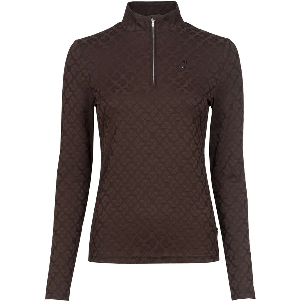 Cavallo Shirt CavalDarsha Lange Mouwen Café Noir