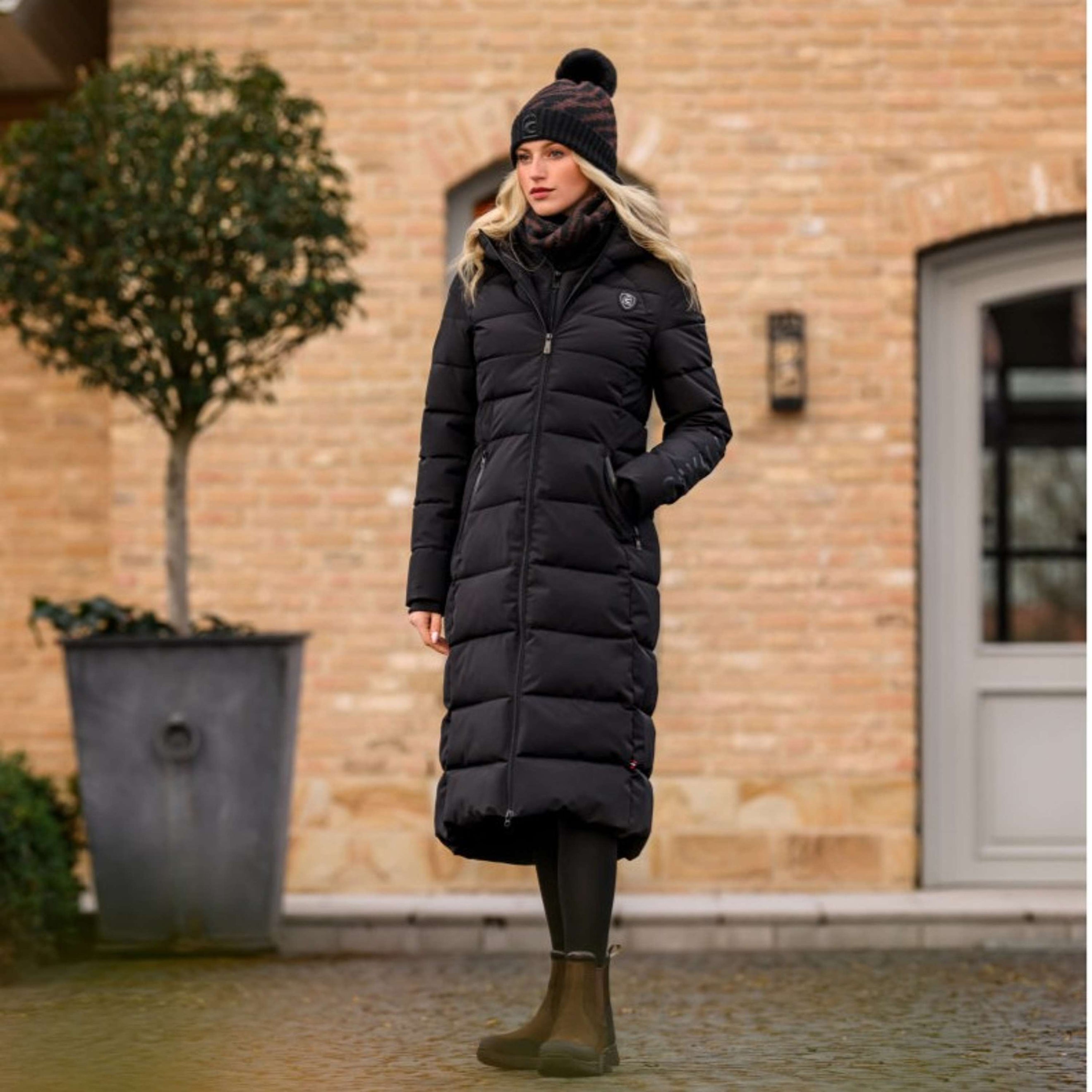 Cavallo Lange Jas CavalDeni Zwart