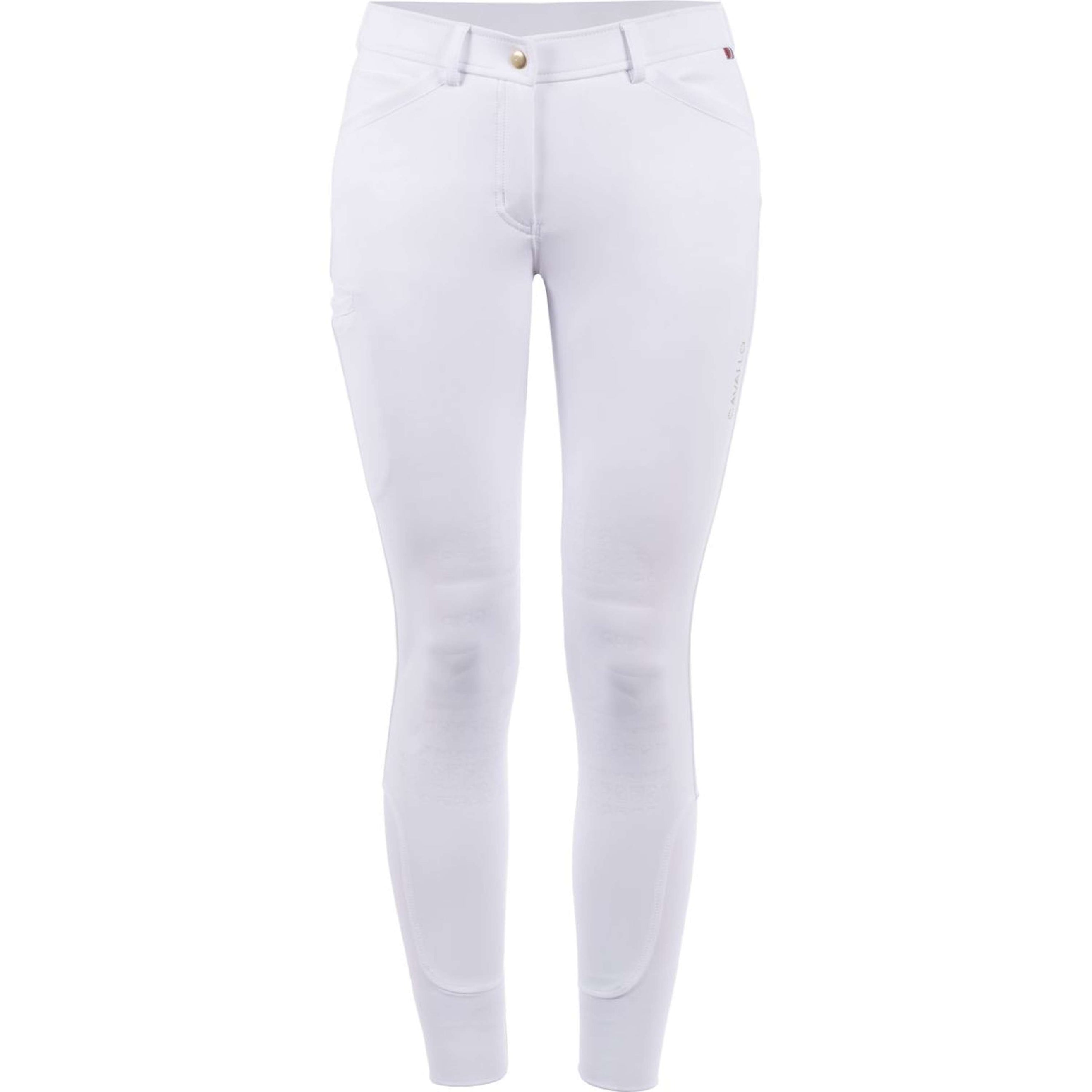 Cavallo Rijbroek Dristy Grip Mobile Softshell Knie Grip Functional Dames Wit