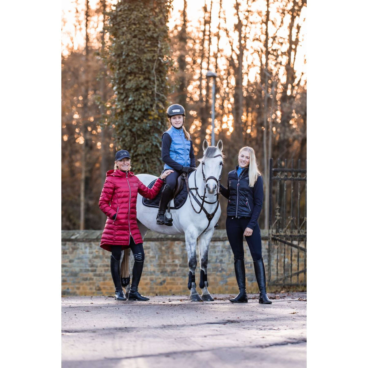 Cavallo Ingrid Klimke Bodywarmer CavalKiki Blue Ciel